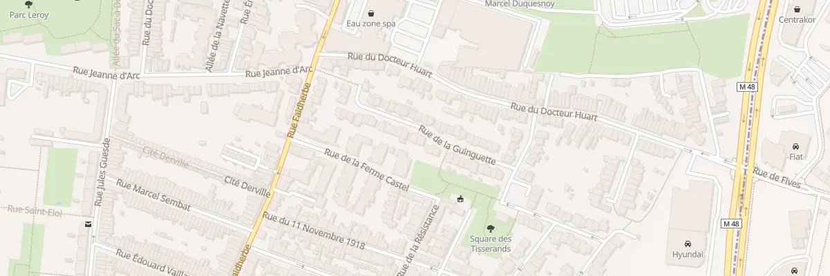 Plan du 35 Rue de la Guinguette Hellemmes à Lille