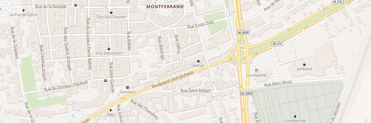 Plan du 52 Rue Saint-Antoine à Clermont-Ferrand