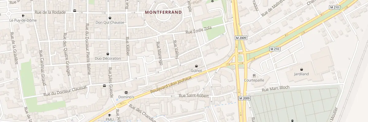 Plan du 25 Rue Saint-Antoine à Clermont-Ferrand