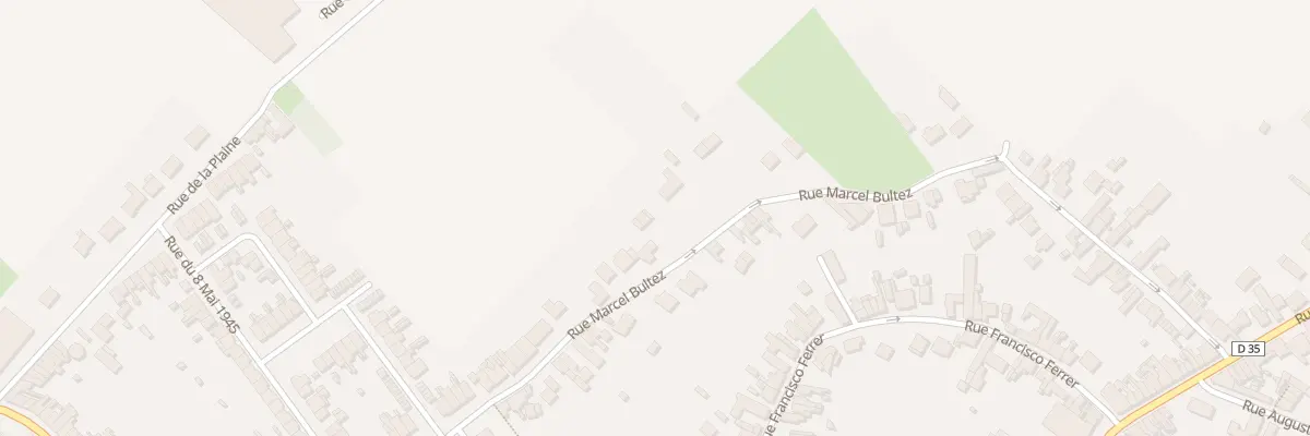 Plan du 64 Rue Marcel Bultez à Waziers