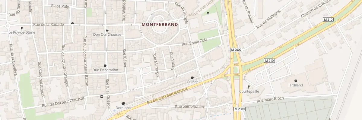 Plan du 7 Rue Xavier Privas à Clermont-Ferrand