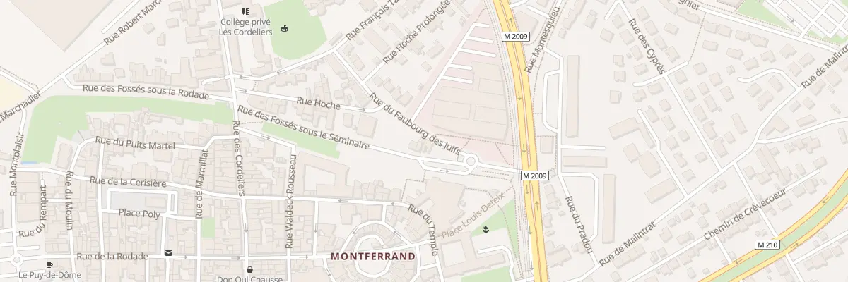 Plan du 15 Rue du Faubourg des Juifs à Clermont-Ferrand