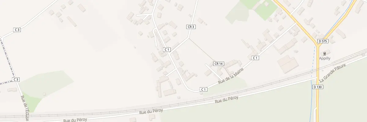 Plan du 363 Rue de la Mairie à Appilly