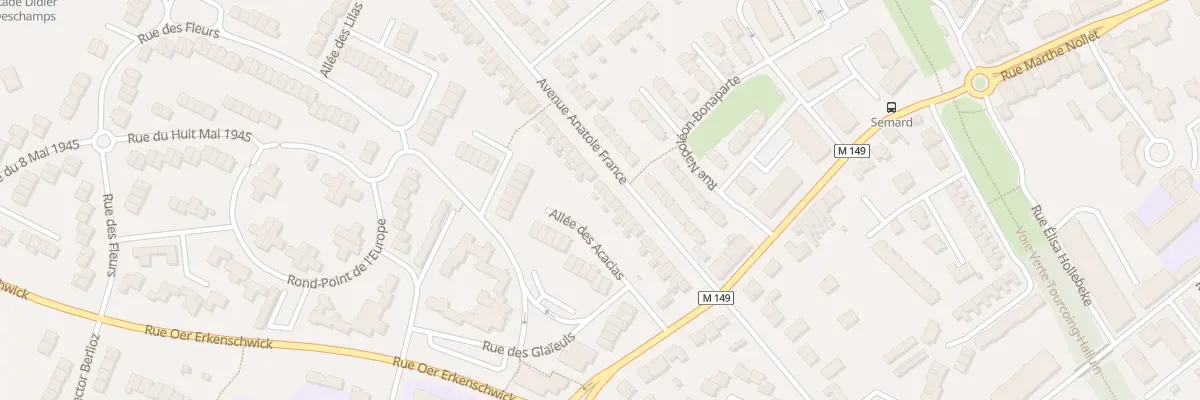 Plan du 88 Rue Anatole France à Halluin