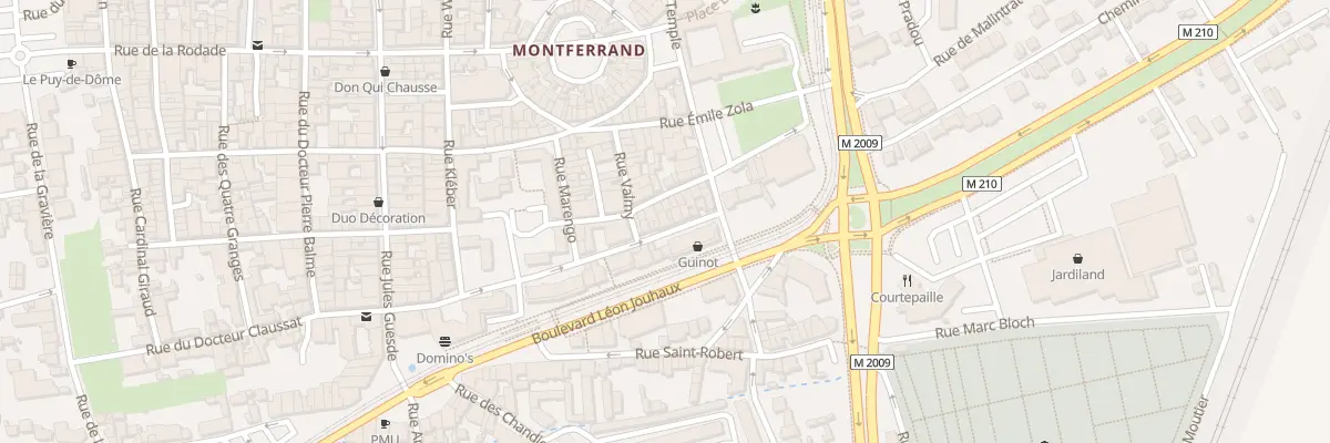 Plan du 29 Rue Saint-Antoine à Clermont-Ferrand