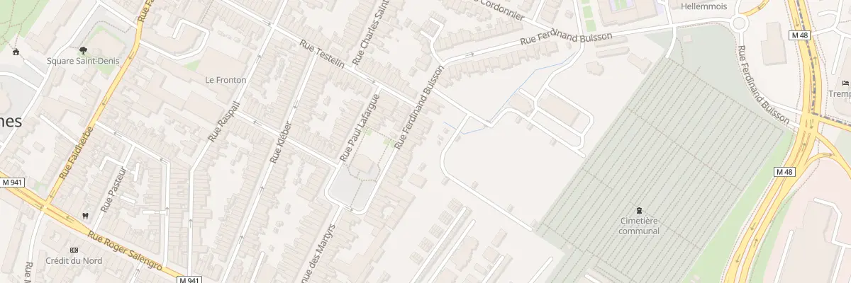 Plan du 22 Rue Ferdinand Buisson à Lille