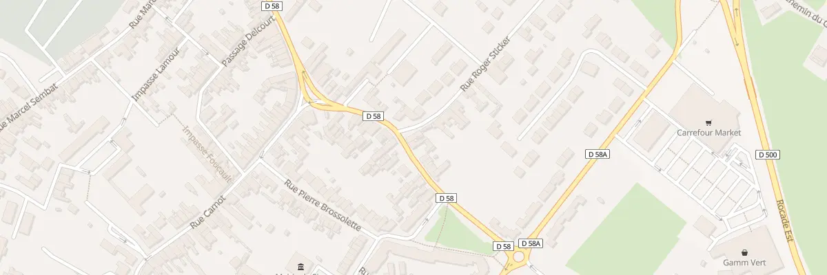 Plan du 8 Rue Roger Sticker à Sin-le-Noble