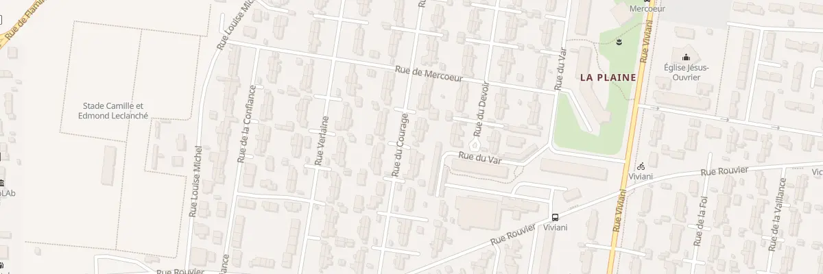 Plan du 110 Rue du Courage à Clermont-Ferrand