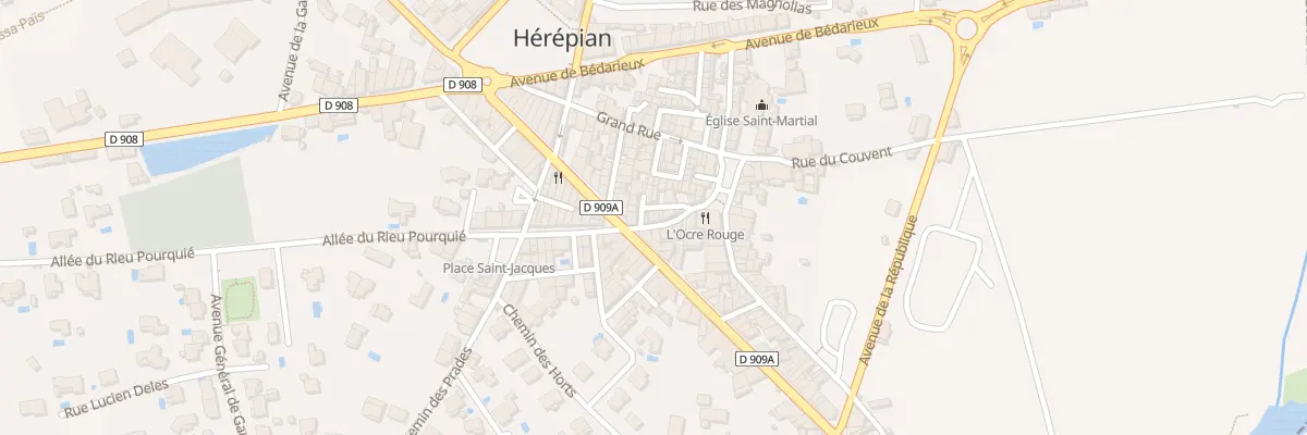 Plan du 5 Rue Jean Moulin à Hérépian