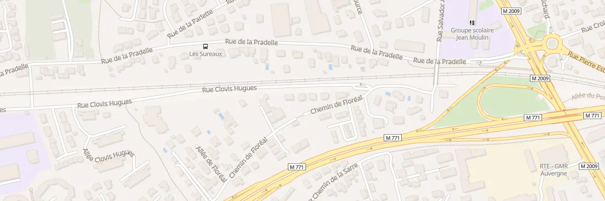 Plan du 49 Che Floreal à Clermont-Ferrand