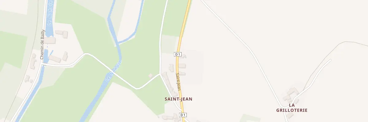 Plan du 1 Saint Jean à Donzy
