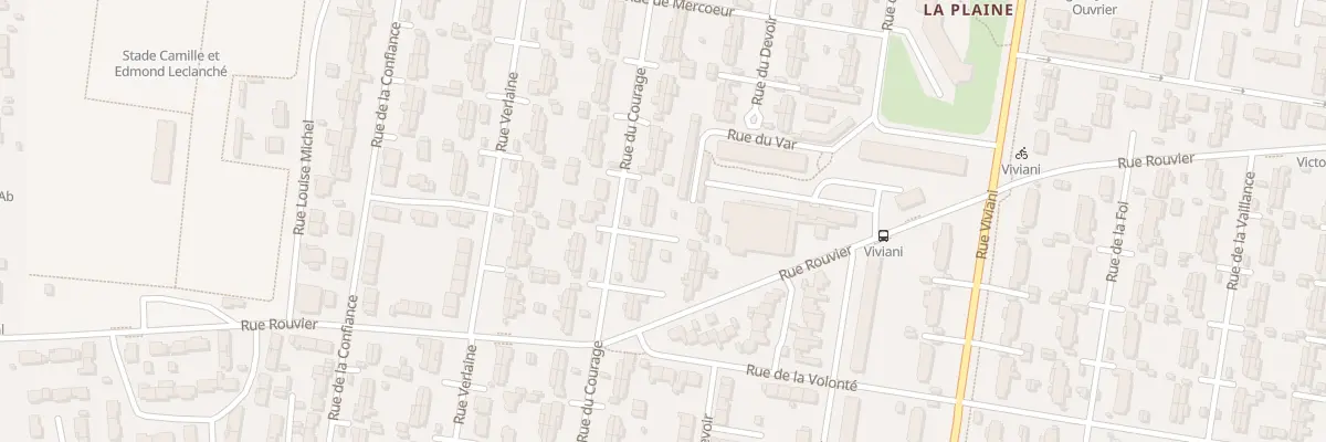 Plan du 92 Rue du Courage à Clermont-Ferrand