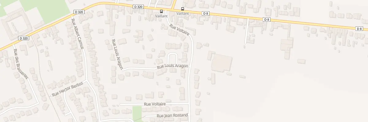 Plan du 948 Rue Voltaire à Roost-Warendin