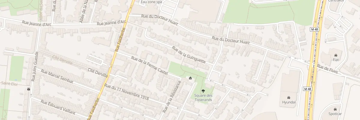 Plan du 29 Rue de la Guinguette Hellemmes à Lille