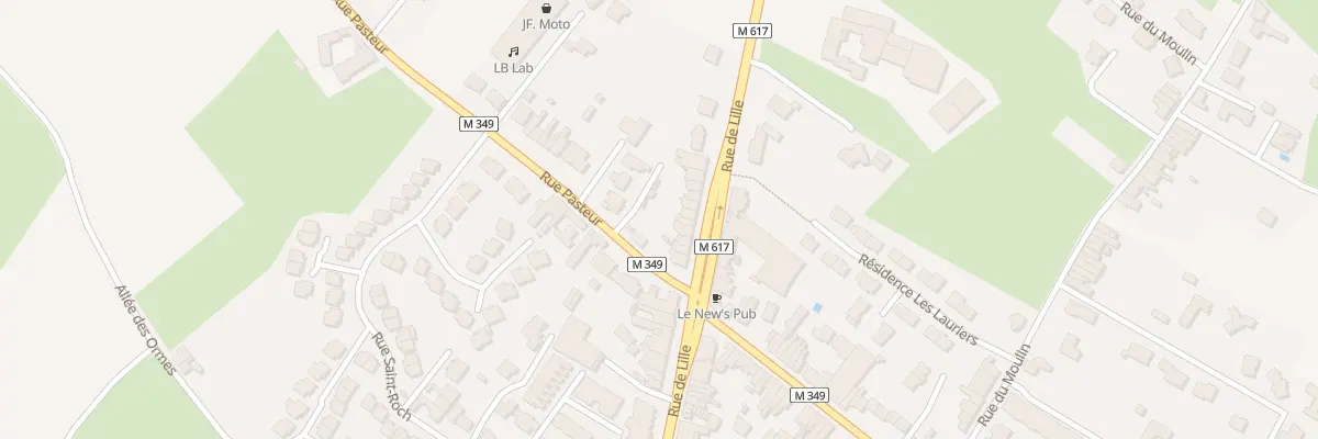 Plan du 199 Rue de Lille à Roncq