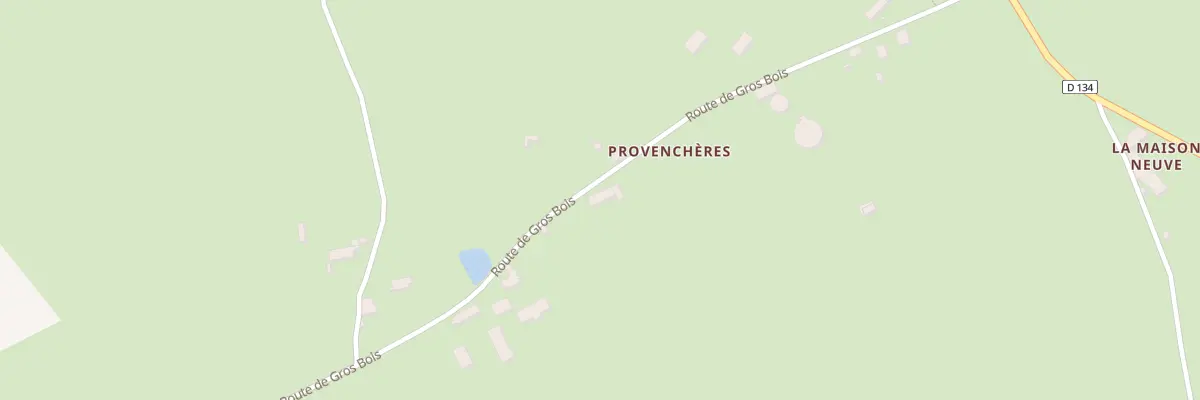 Plan du 5105A Provencheres à Autry-Issards