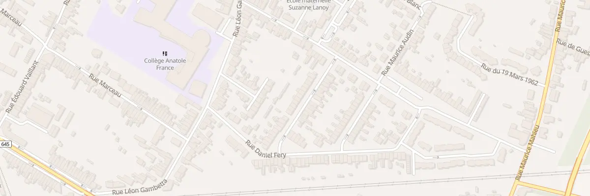 Plan du 84 Rue P Vaillant Couturier à Sin-le-Noble