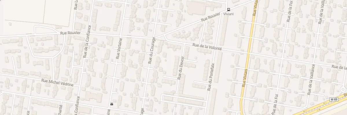 Plan du 51 Rue du Devoir à Clermont-Ferrand