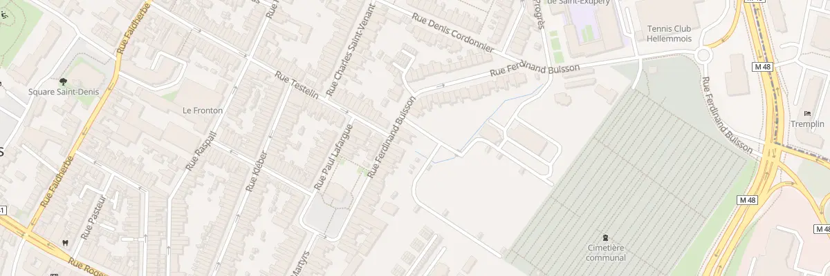 Plan du 36 Rue Ferdinand Buisson à Lille