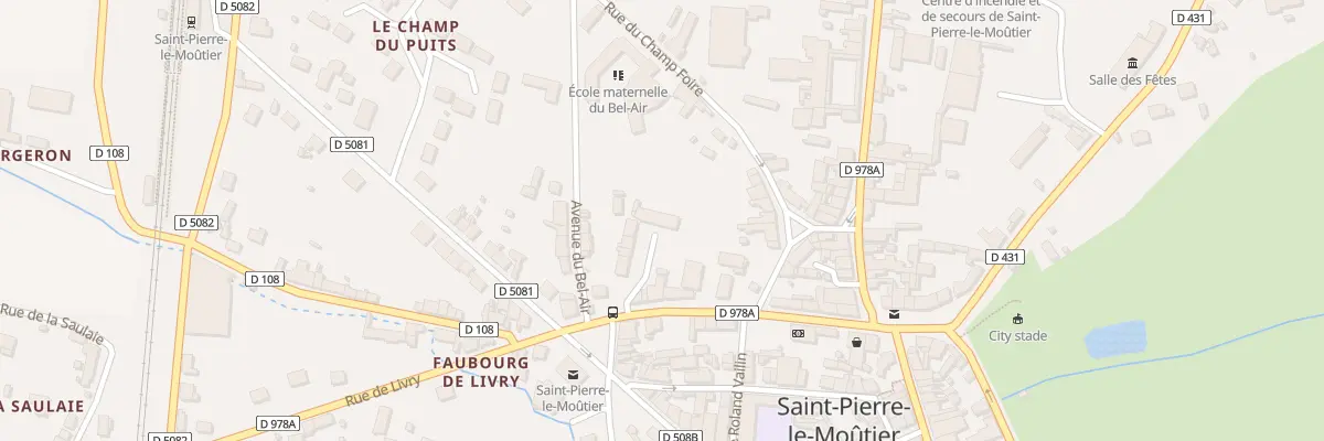 Plan du 11 Cour du Sabbat à Saint-Pierre-le-Moûtier