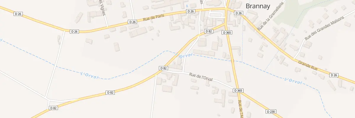 Plan du 4 Rue du Gué à Brannay