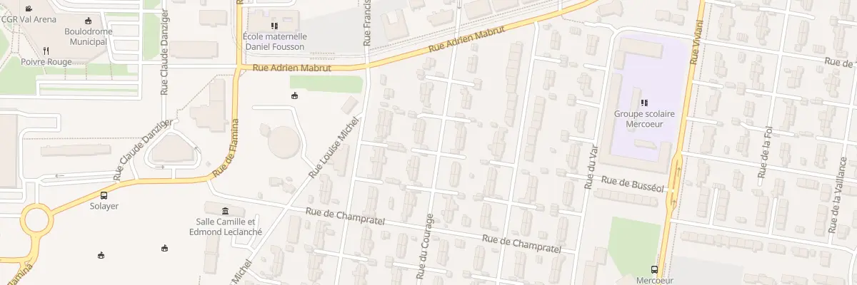 Plan du 169 Rue du Courage à Clermont-Ferrand