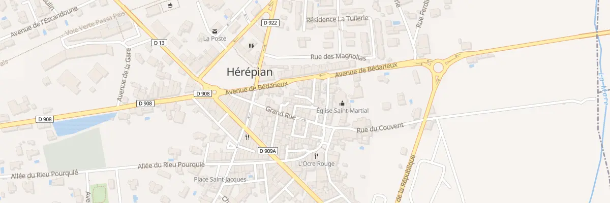 Plan du 1 Imp Giral à Hérépian