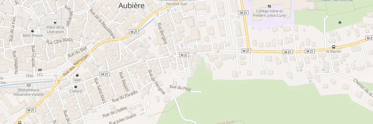 Plan du 40 Rue du Chambon à Aubière