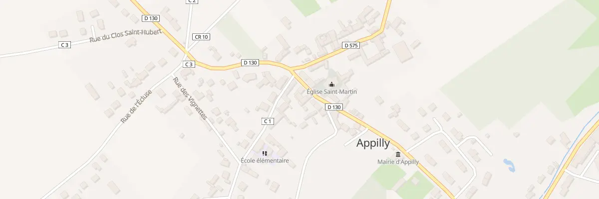 Plan du 210 Rue de l’Eglise à Appilly