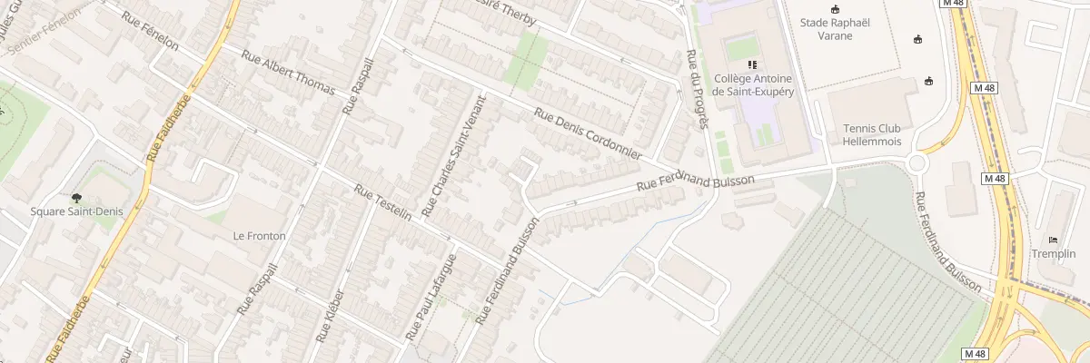 Plan du 27 Rue Ferdinand Buisson à Lille