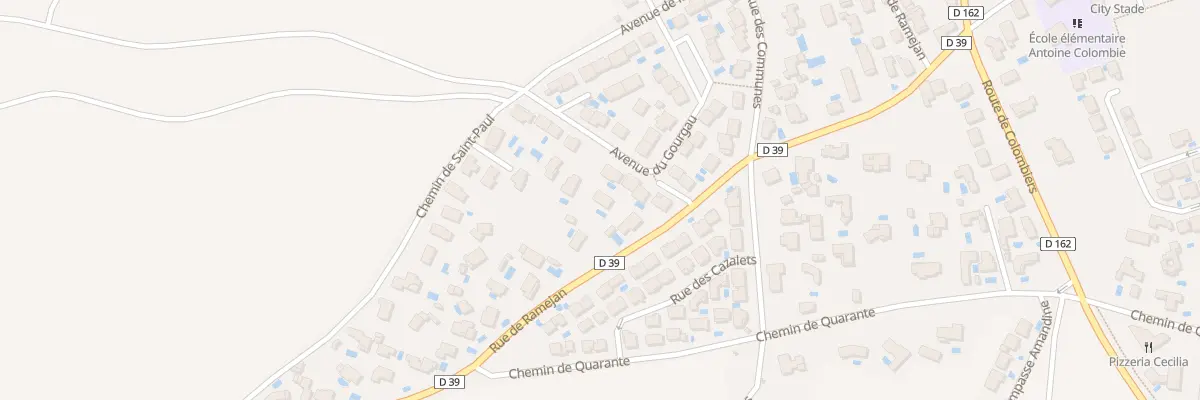 Plan du 24B Rue de Ramejan à Maureilhan