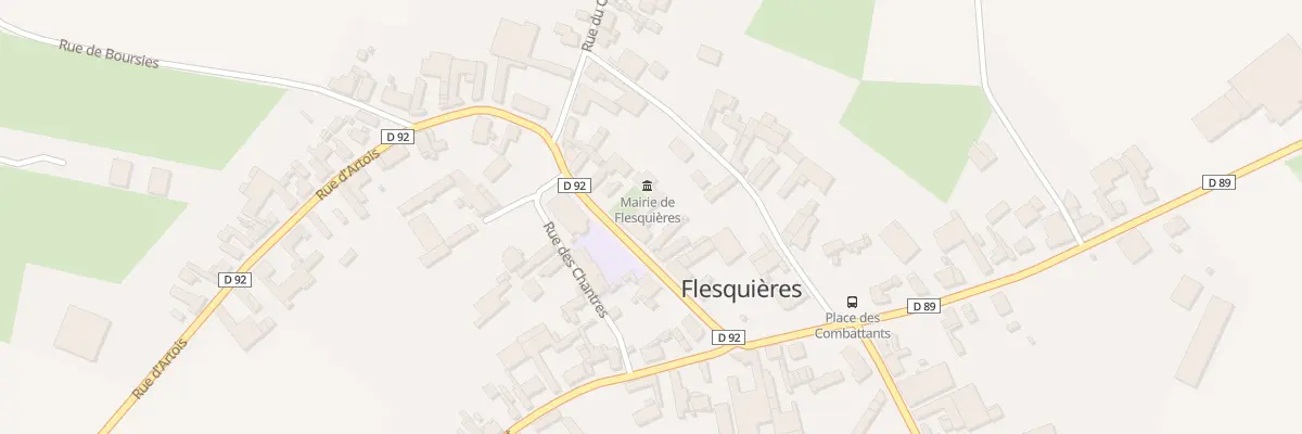 Plan du 8 Rue de l’Eglise à Flesquières