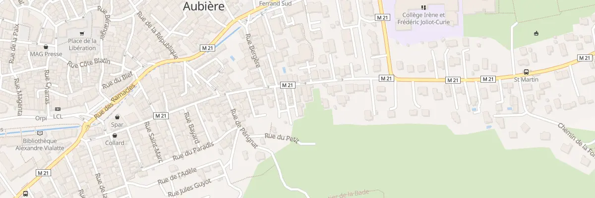 Plan du 40B Rue du Chambon à Aubière