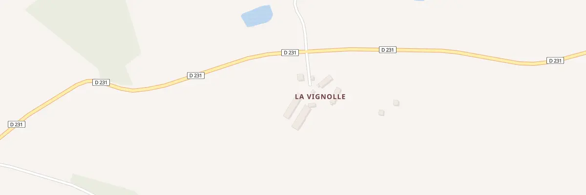 Plan du 564 Rte de la Vignolle à Tronget