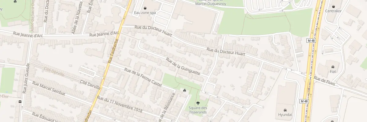 Plan du 24 Rue de la Guinguette Hellemmes à Lille