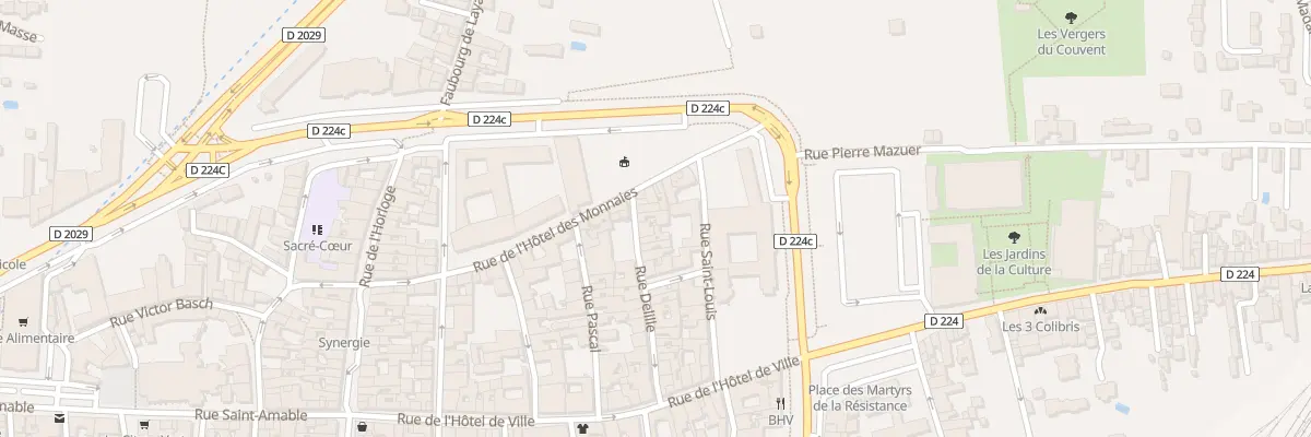 Plan du 23B Rue Delille à Riom