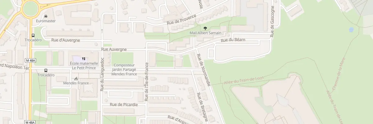 Plan du 58 Rue de Normandie à Mons-en-Barœul