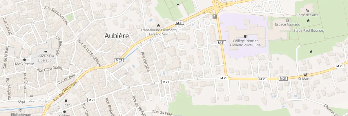 Plan du 71B Rue du Chambon à Aubière