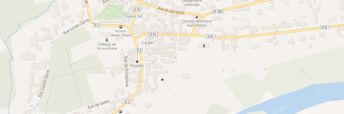 Plan du 11B Rue Dubarle à Vic-sur-Aisne