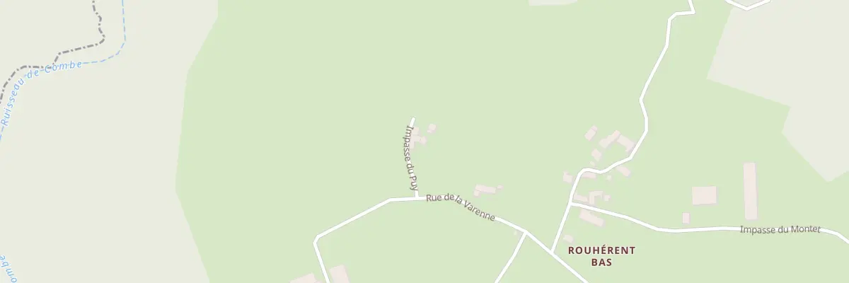 Plan du 5066 Rouherent Bas à Saint-Hérent
