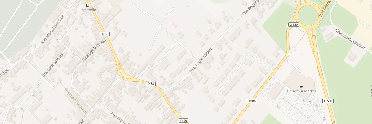 Plan du 91 Rue Roger Sticker à Sin-le-Noble