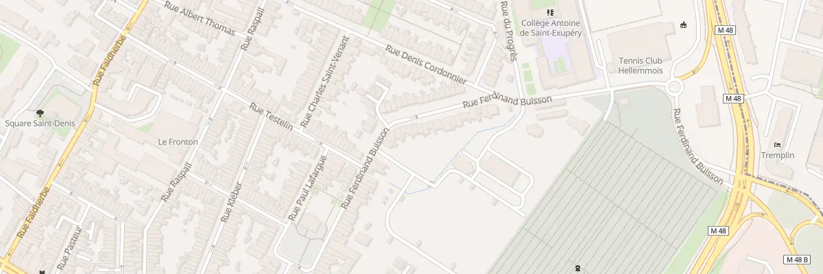 Plan du 48 Rue Ferdinand Buisson à Lille