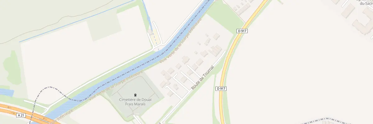 Plan du 2951 Rte de Tournai à Douai