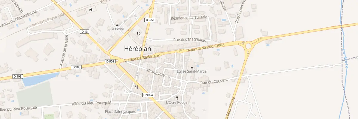 Plan du 3 Rue de la Verrerie à Hérépian