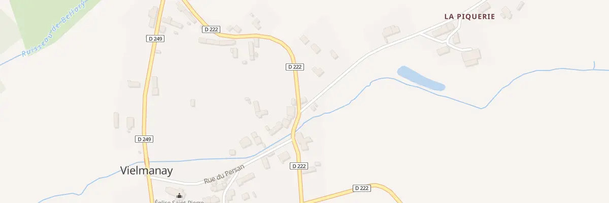 Plan du 1 La Piquerie à Vielmanay