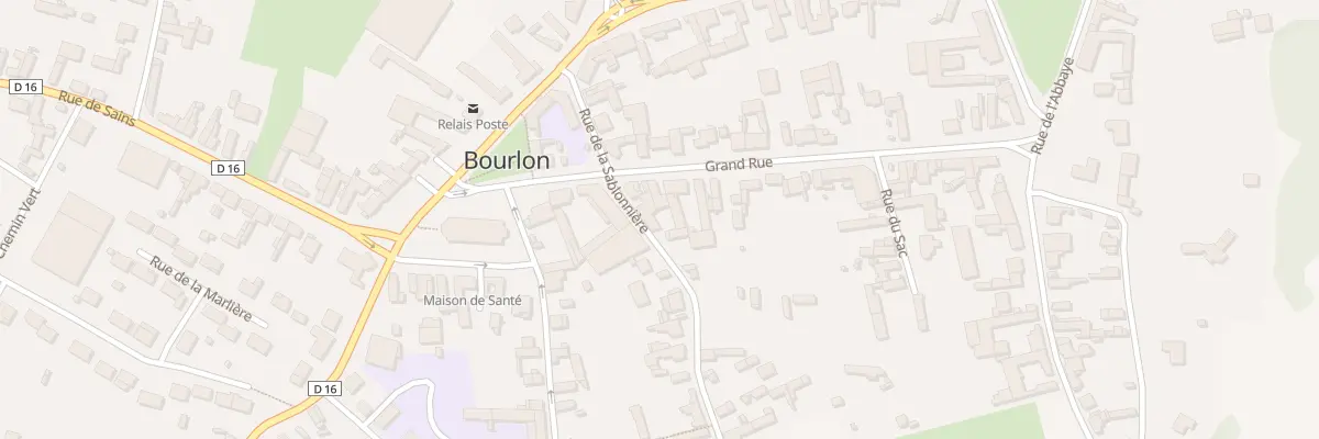 Plan du 7 Rue de la Sablonniére à Bourlon