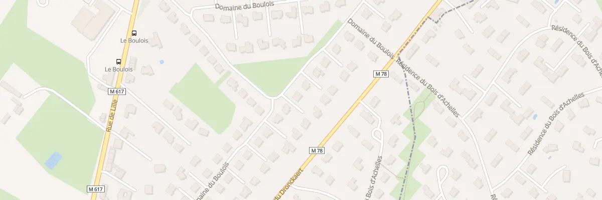 Plan du 53 Vc Domaine du Boulois à Roncq