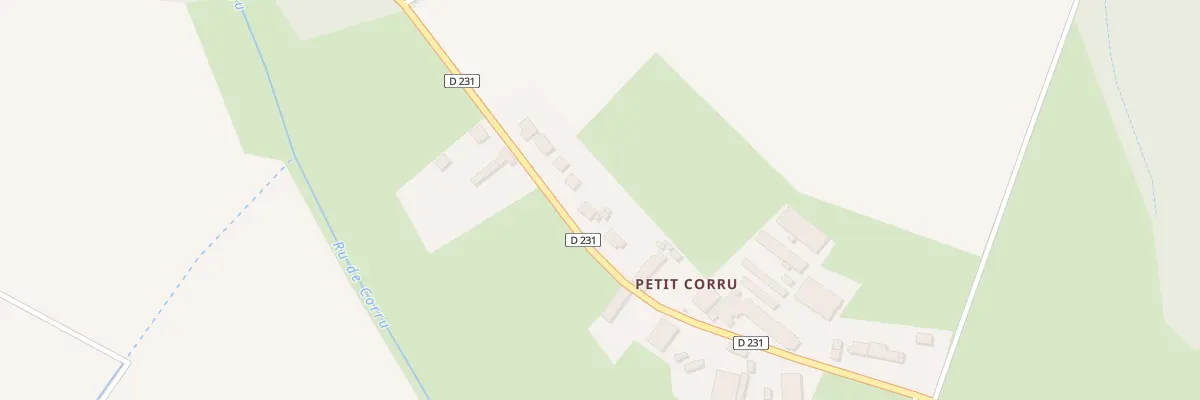 Plan du 26 Le Petit Coru à Villeneuve-la-Dondagre