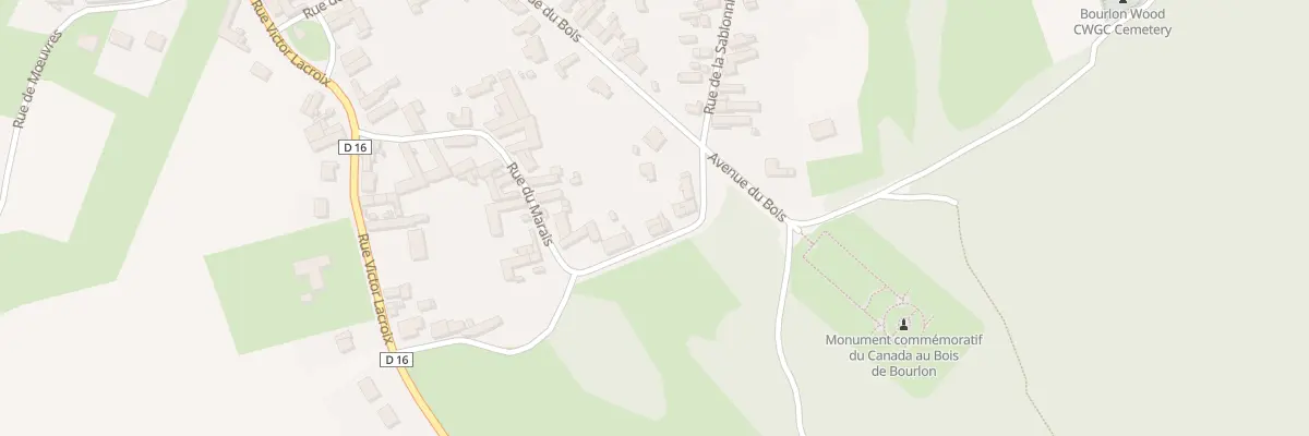 Plan du 23 Rue du Marais à Bourlon