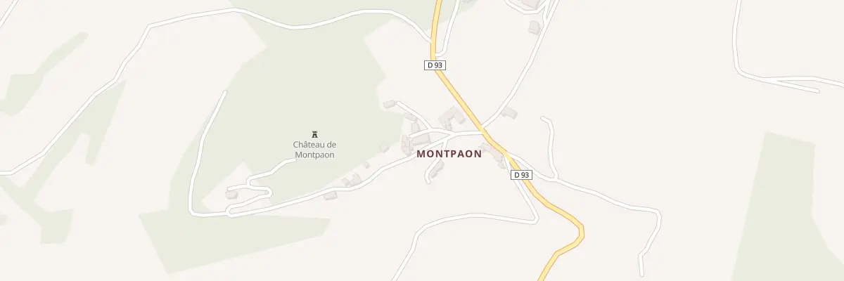 Plan du 5213 Montpaon à Fondamente
